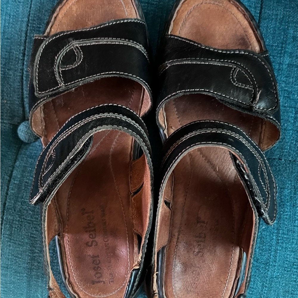 Women’s Joseph Seibel Black Sandals